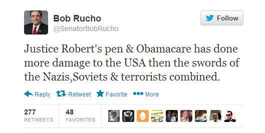 Rucho Obamacare Tweet