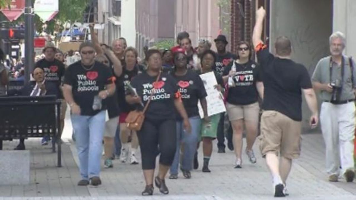 NCAE rally