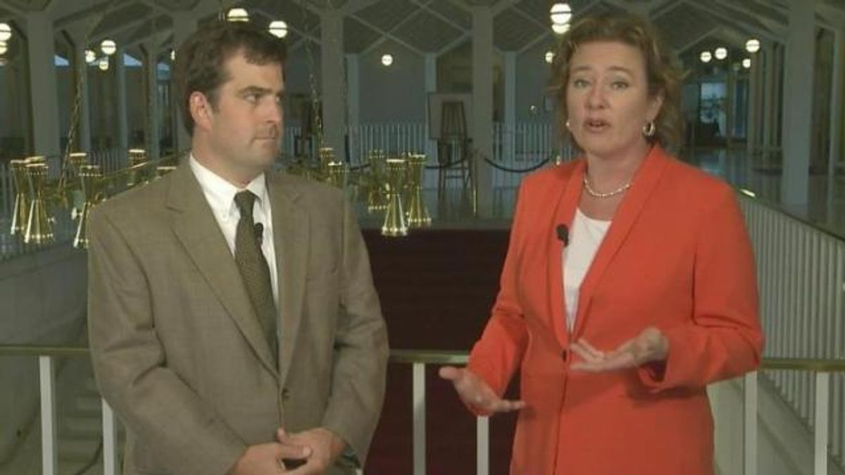 Mark Binker and Laura Leslie