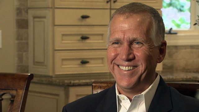 Web only: Tillis discusses issues in US Senate campaign