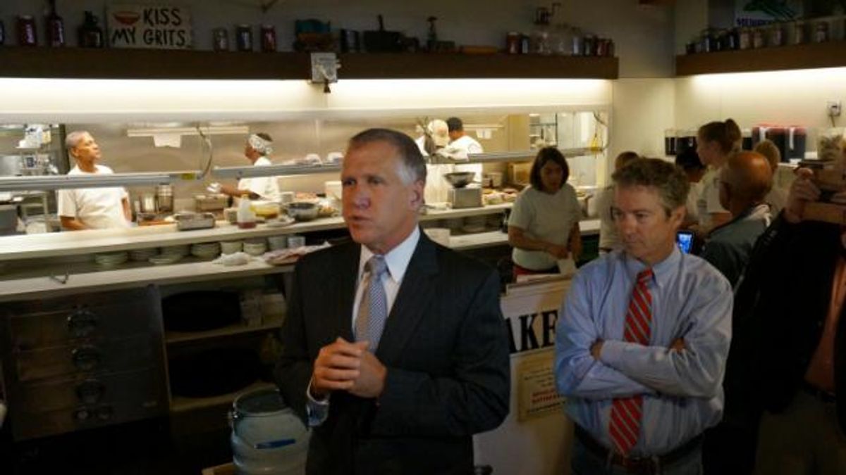 Tillis and Paul speak at Big Ed's