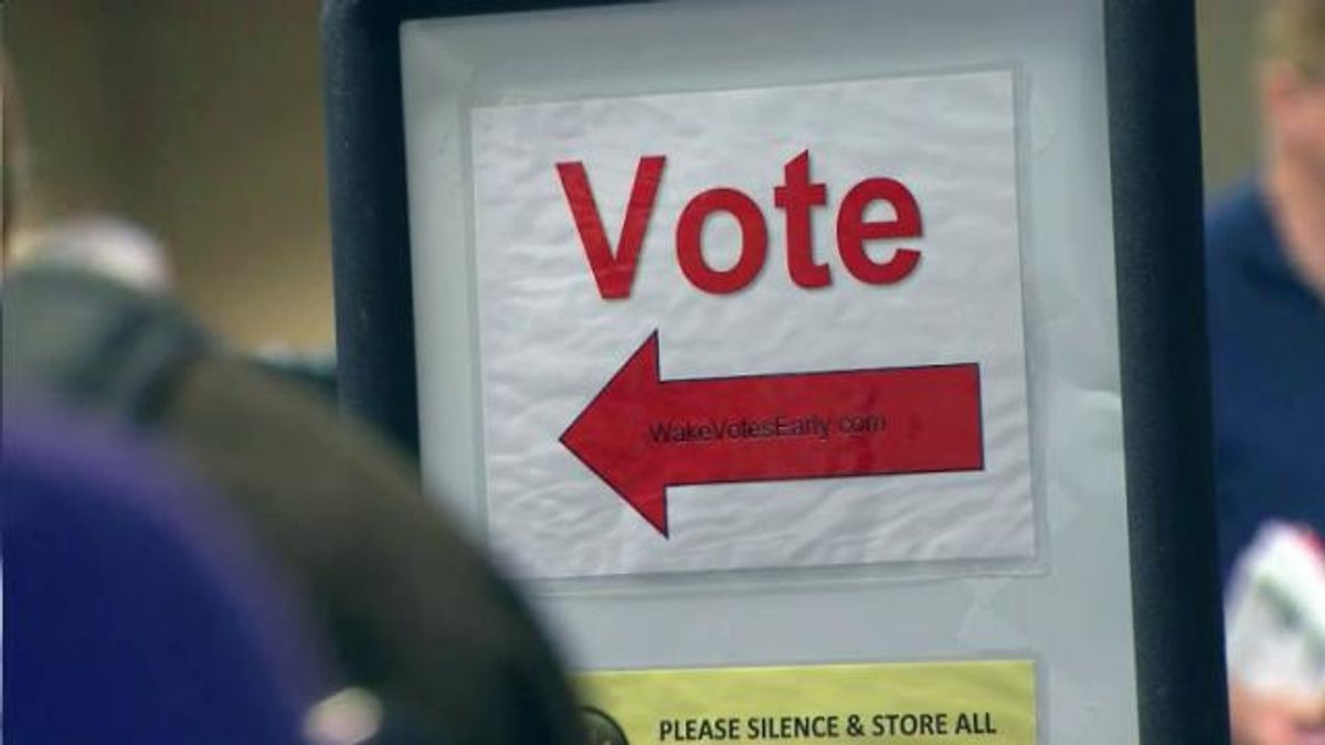 Early voting in Wake County
