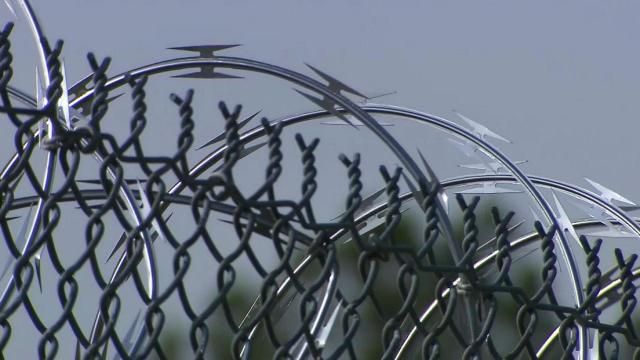 Barbed wire; prison; Central Prison