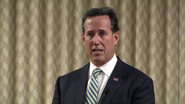 Santorum advises against placing NC primary too early