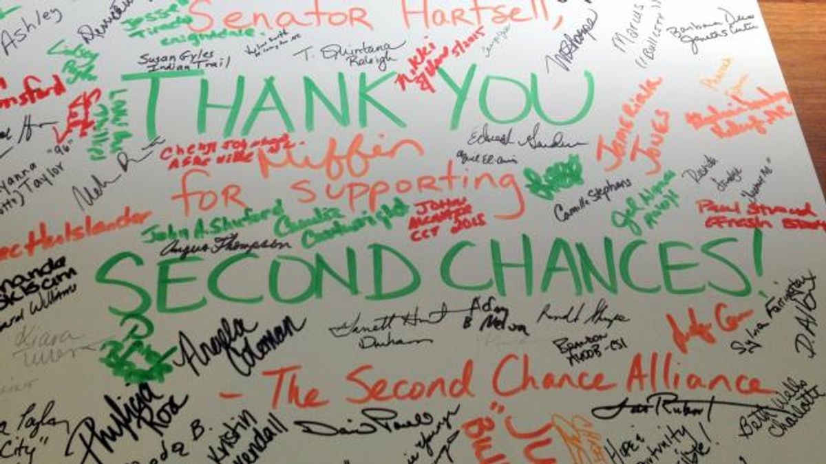 'Second Chance' lobby day poster