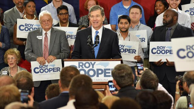 Cooper presses for 'new priorities' in gubernatorial bid