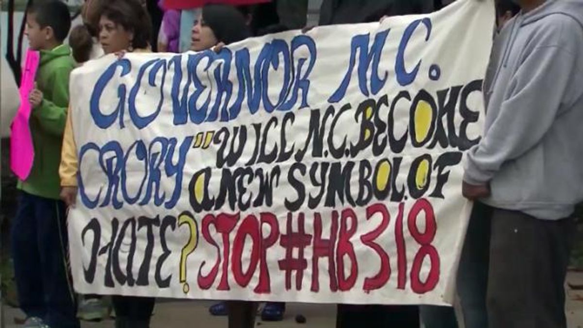 Sanctuary city bill protest