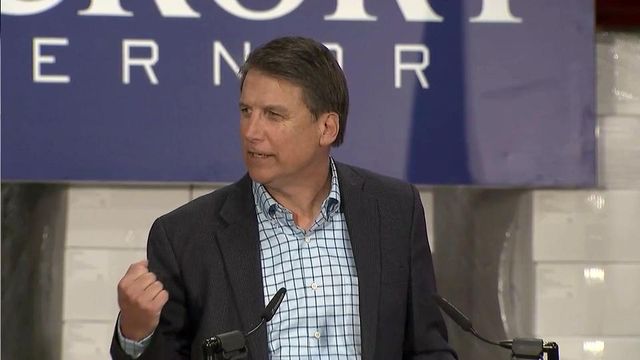 McCrory says 'results speak for themselves' for his administration