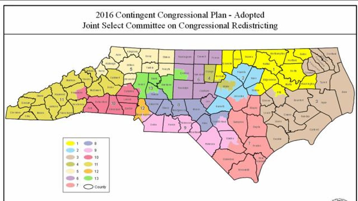 GOP proposed district map