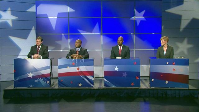 Democratic US Senate candidates debate