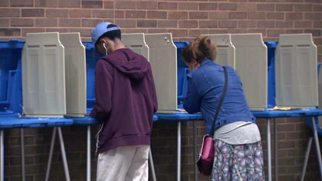 Only observers approved by local political parties can be inside polling sites