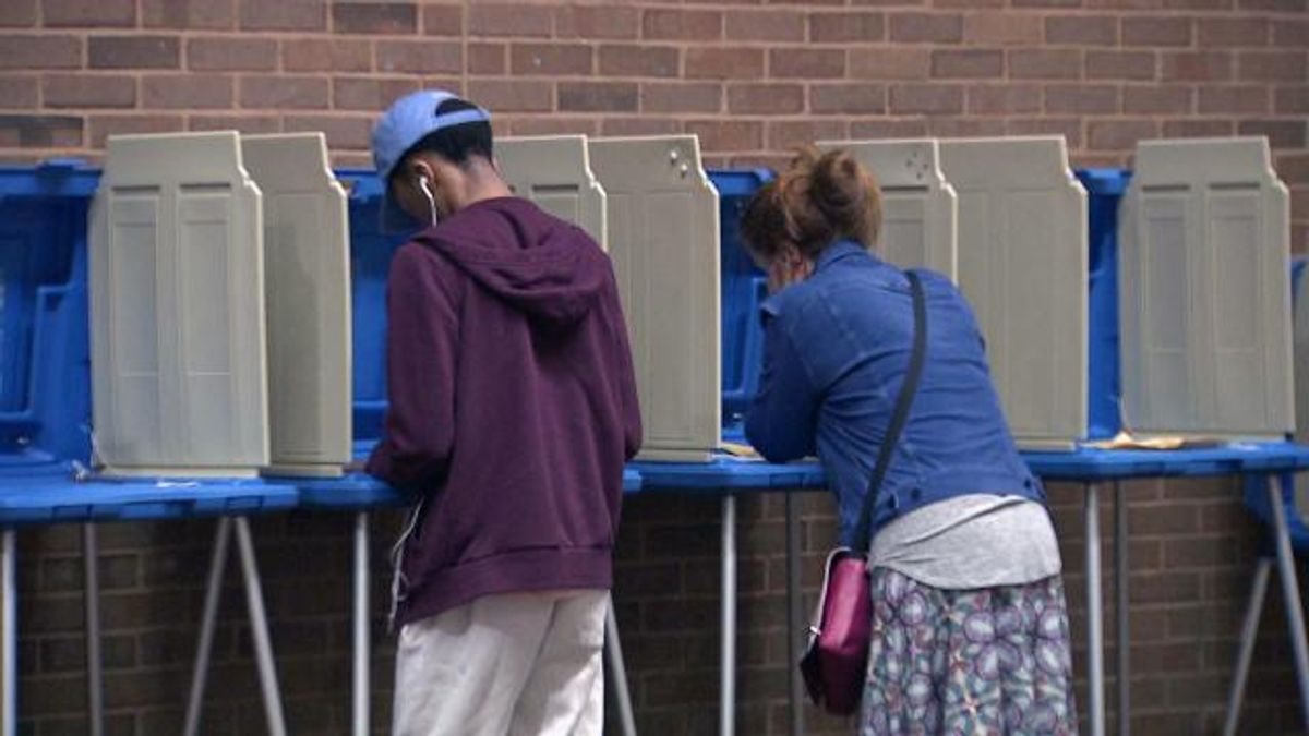 Voting in Raleigh