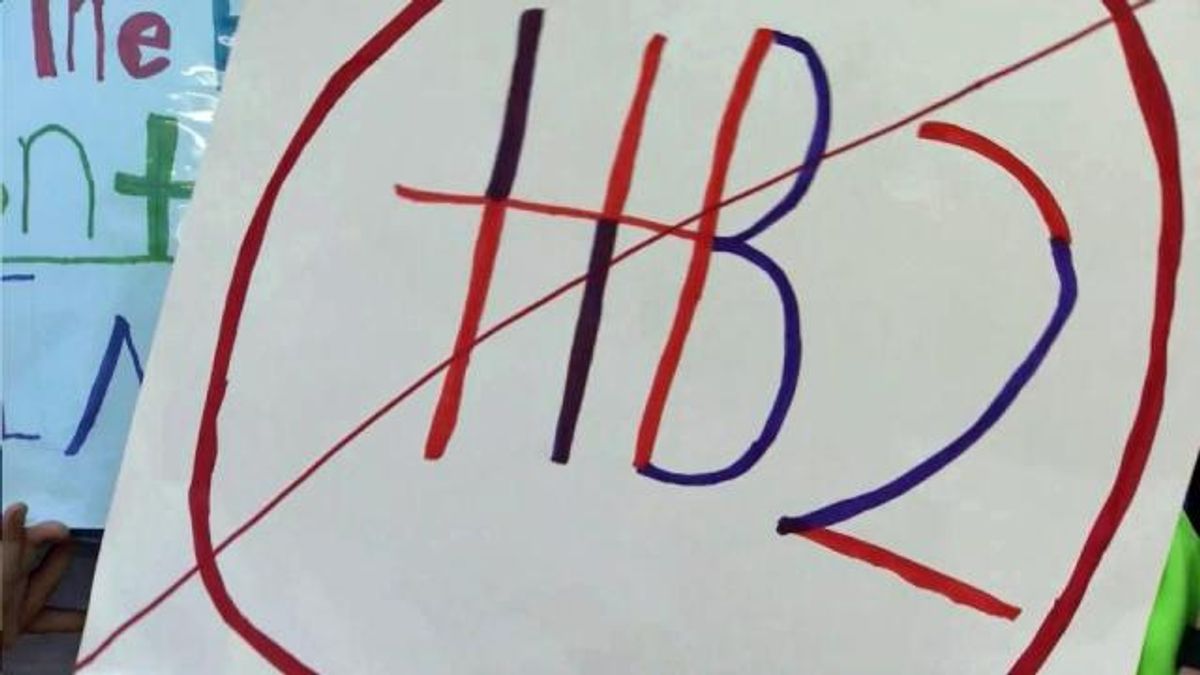 HB2 opponents make themselves heard