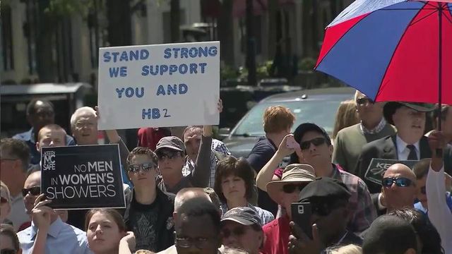 Dueling rallies staged over LGBT rights law