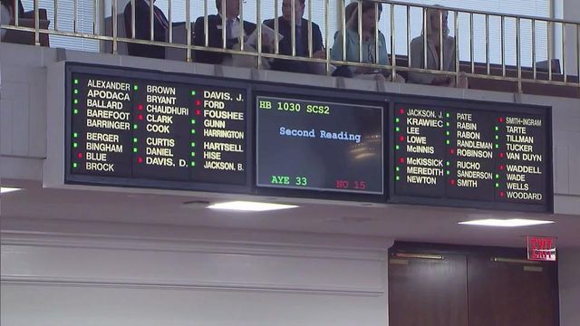 Senate takes preliminary budget vote