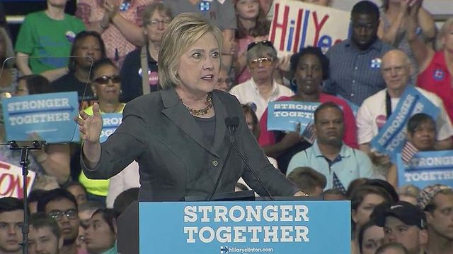 FULL: Clinton discusses economy in Raleigh campaign stop