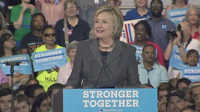 Clinton outlines detailed economic plan during rally