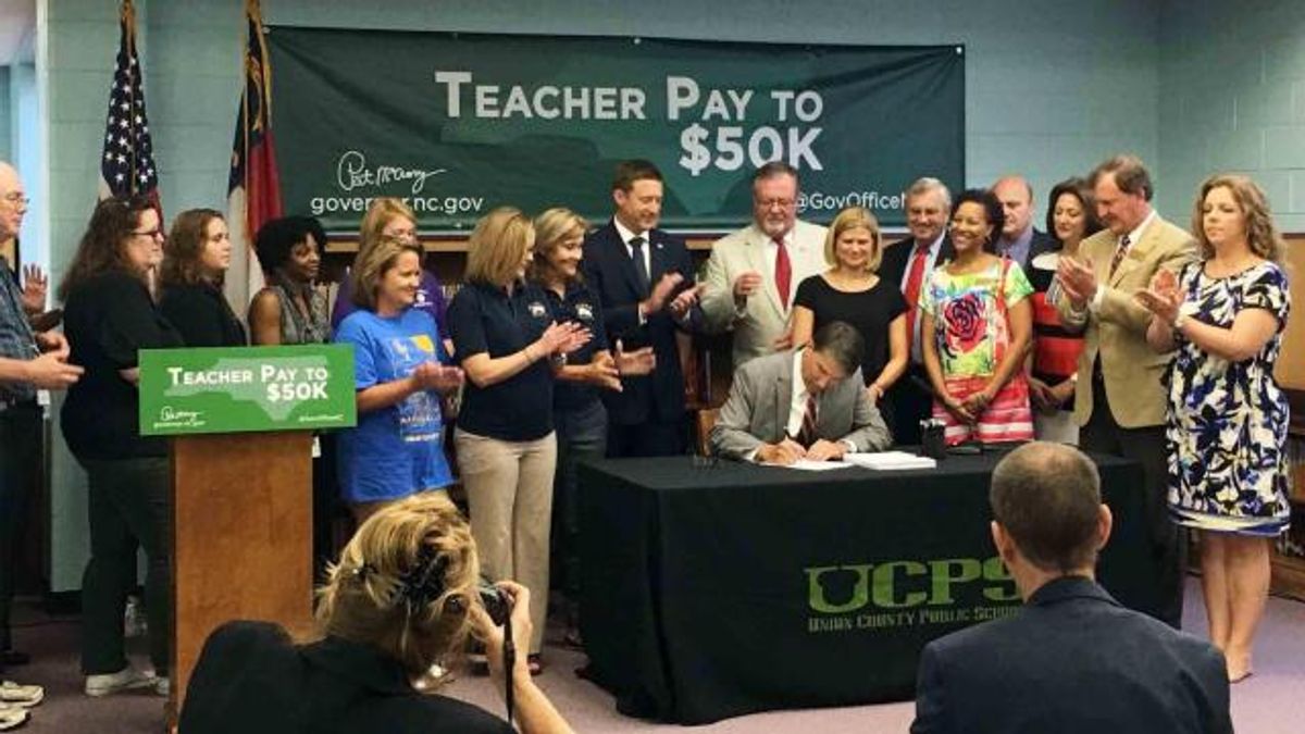 McCrory signs state budget