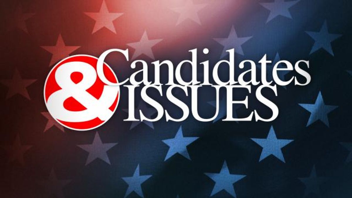 Candidates & Issues graphic