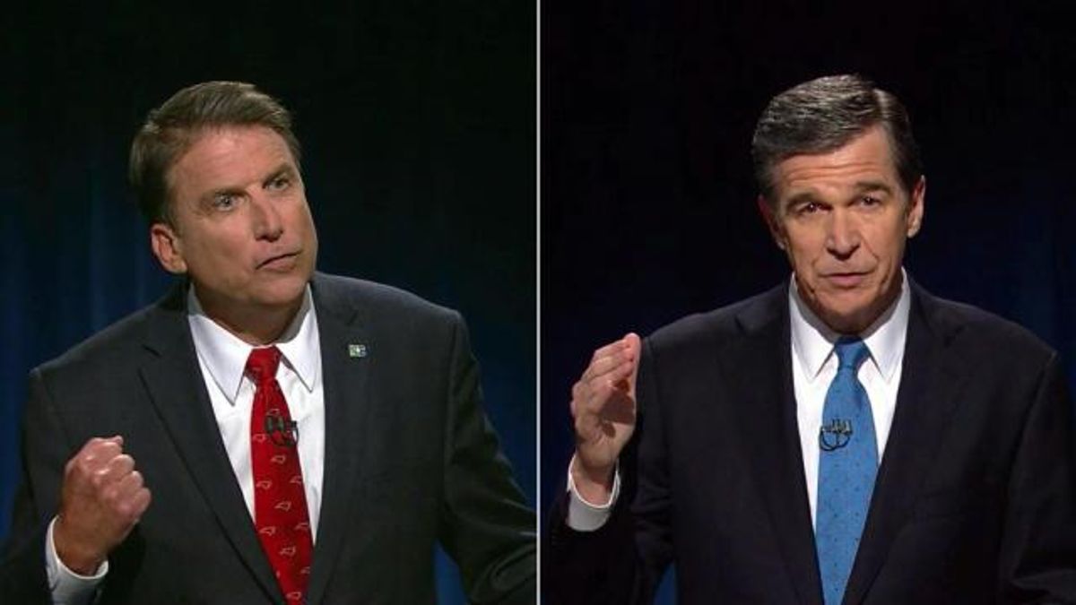 Pat McCrory, Roy Cooper debate