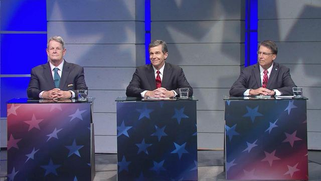 Governor candidates debate at WRAL
