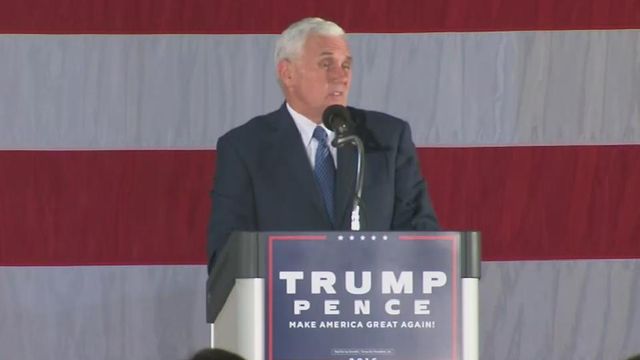 GOP rally features Pence appearance