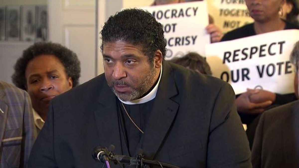 NAACP President Rev. William Barber