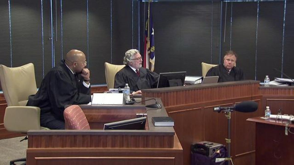 Three-judge panel in Cooper v. Berger