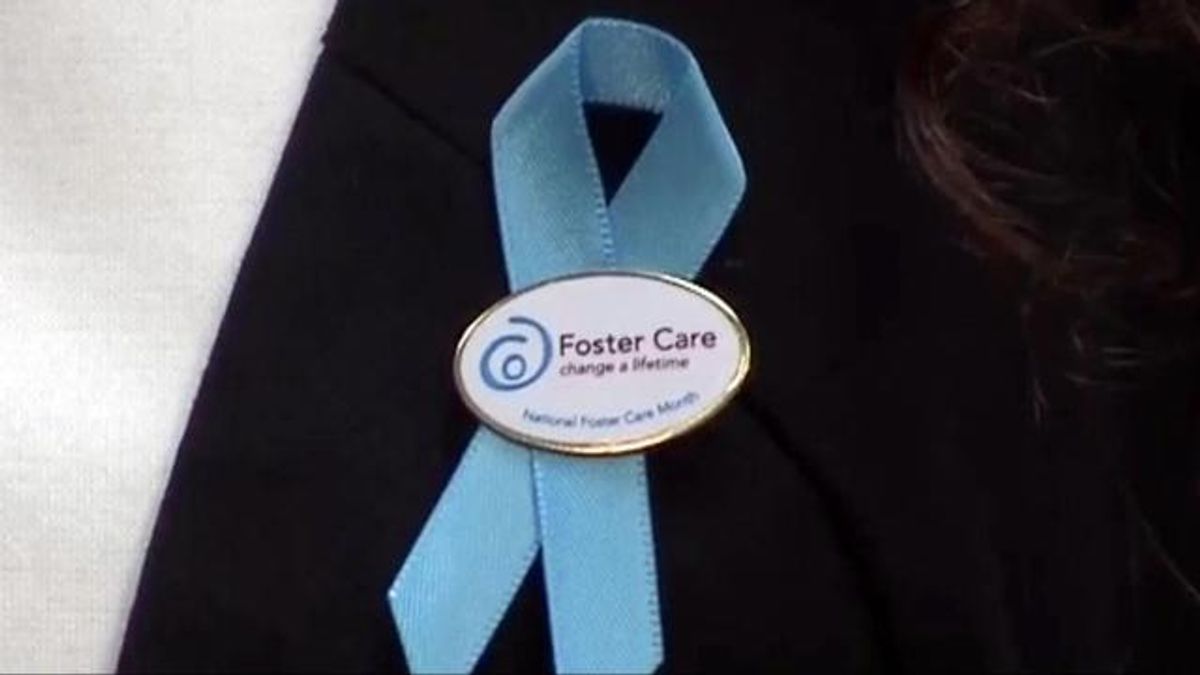 Foster care ribbon