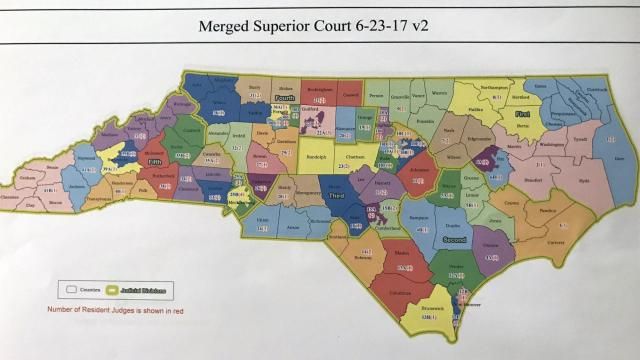 Proposed Superior Court district map