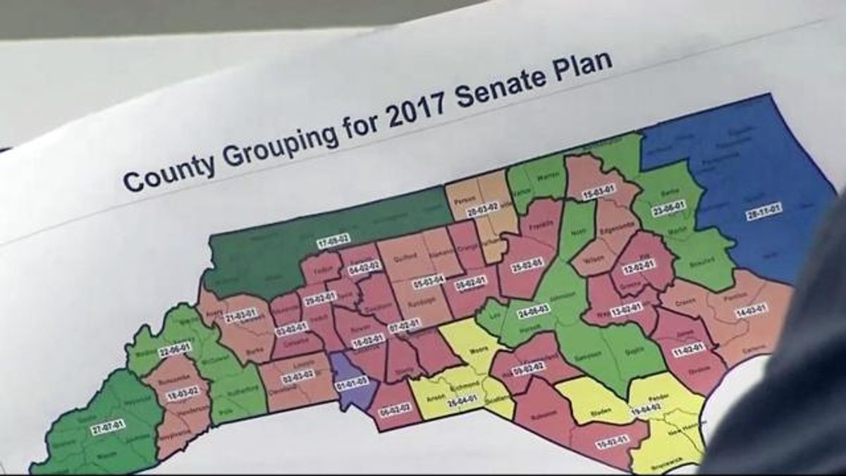 Voting map, redistricting