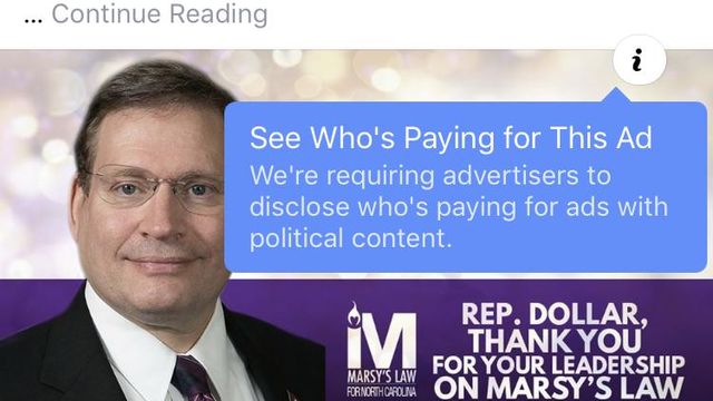 Bipartisan bill would require 'paid for' labels on social media political ads