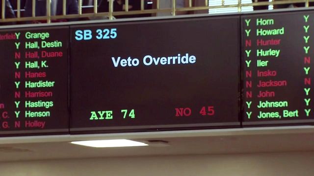 Lawmakers make quick work of veto overrides
