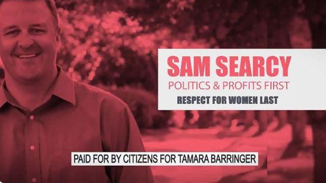 Barringer ad on Democratic opponent gets red light