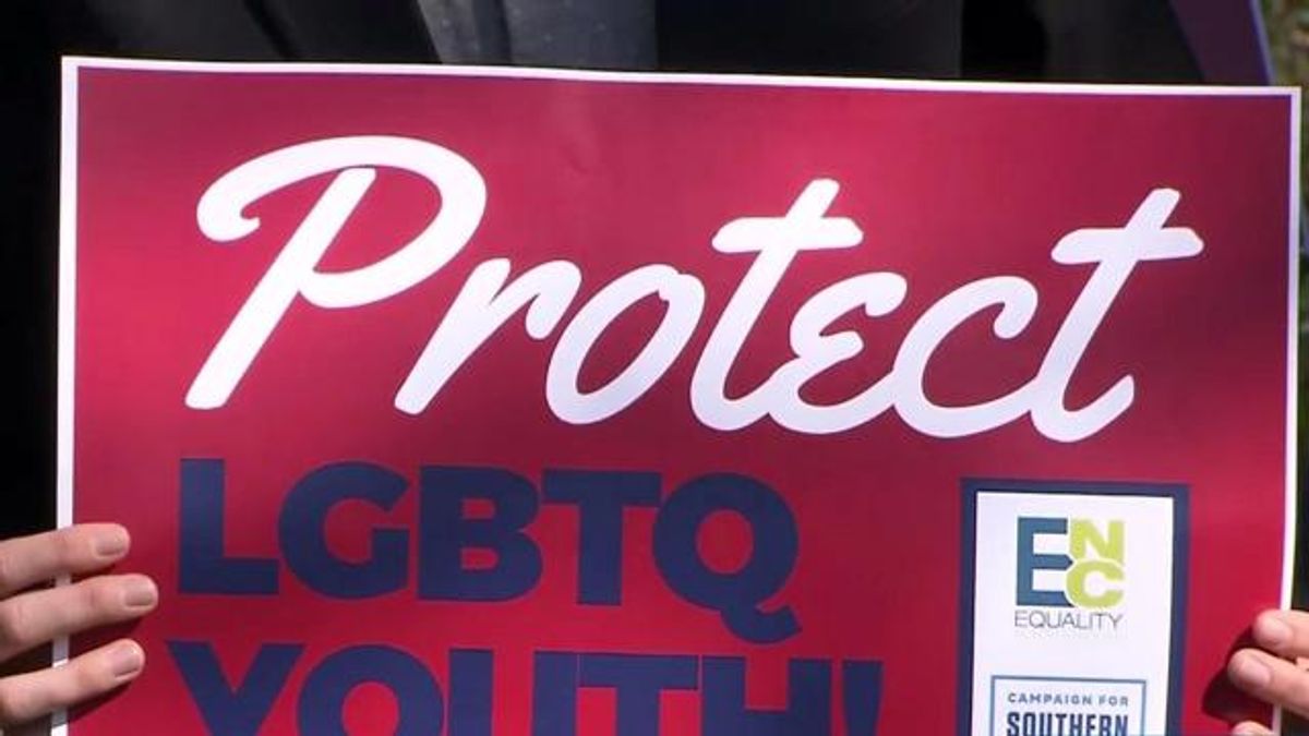 Protect LGBTQ Youth sign