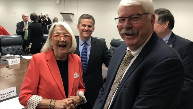 Cherie Berry and Steve Troxler