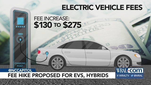 North Carolina may double the annual fee for hybrid, electric vehicles