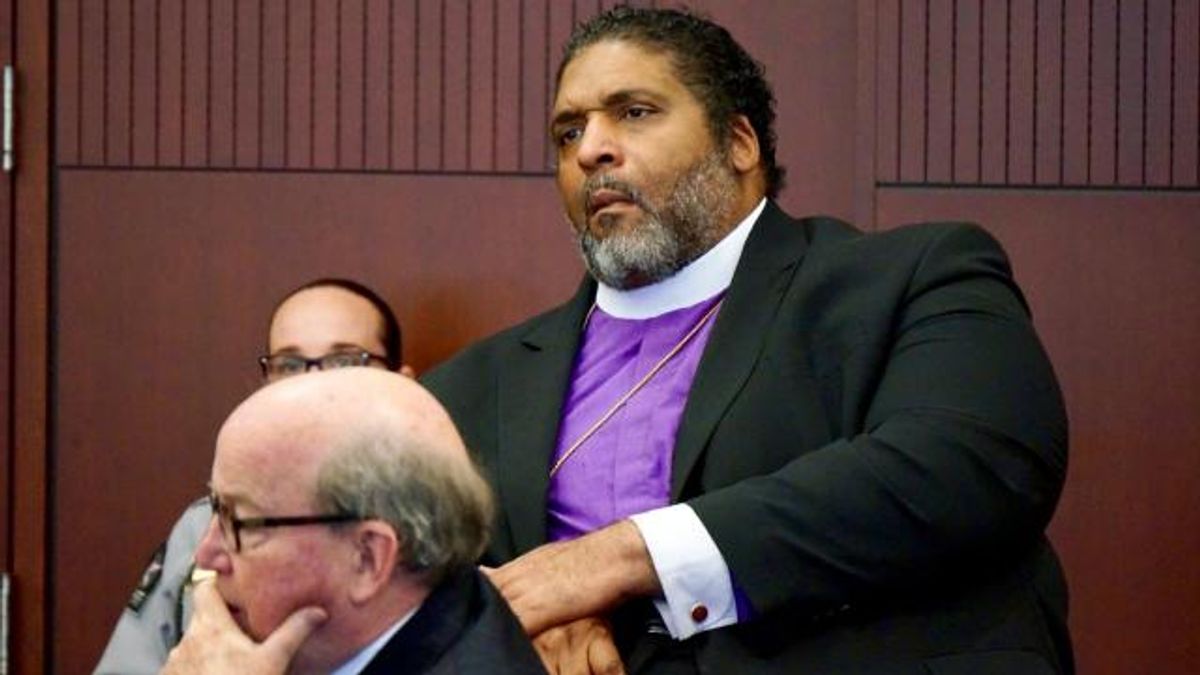 Rev. William Barber in court