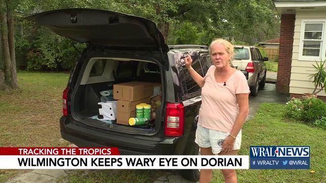 Coastal NC residents wait, watch Dorian