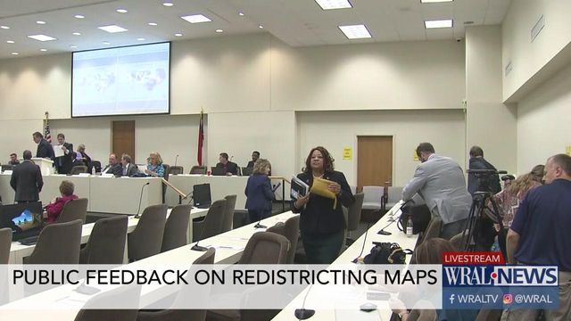 Public provides feedback on redistricting maps