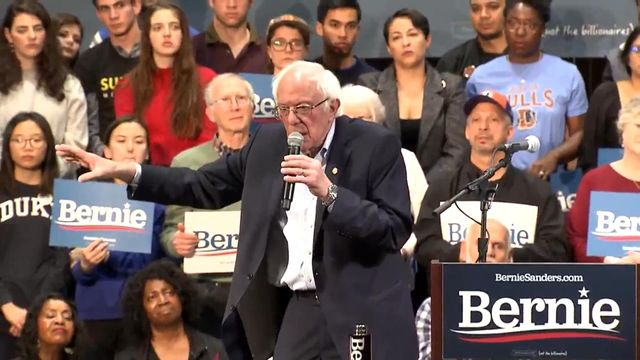 Sanders: 'The American people want an economy that works for all people'