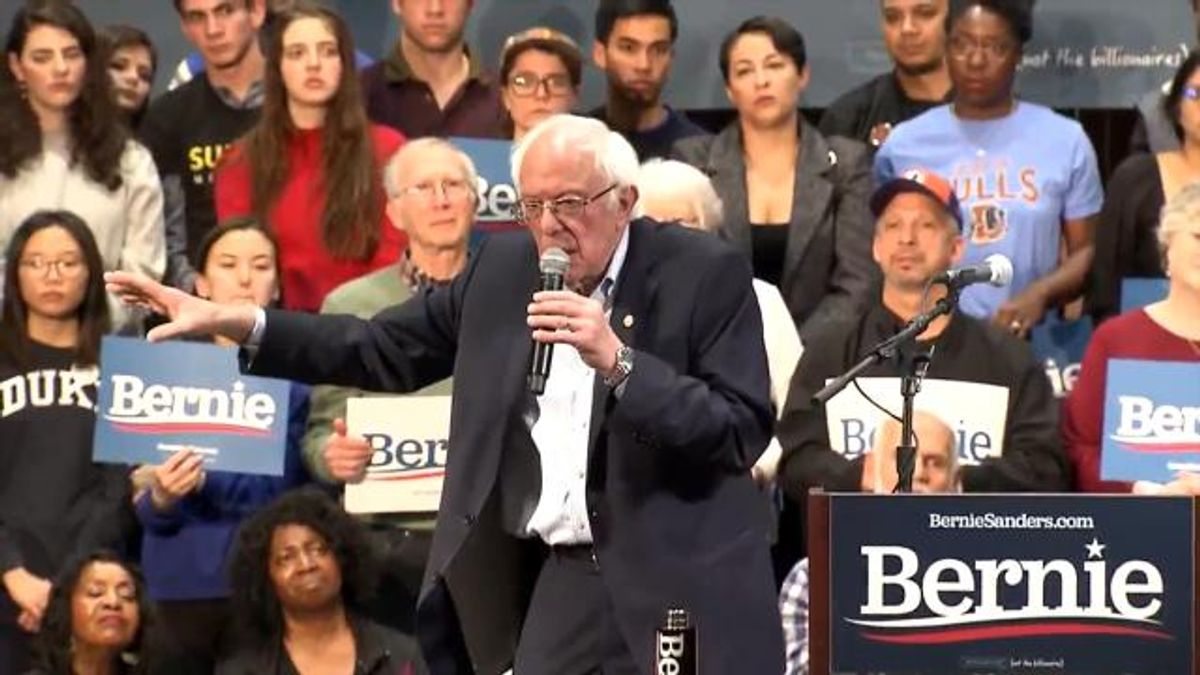 Bernie Sanders in Durham