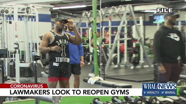 Lawmakers look to reopen NC gyms 