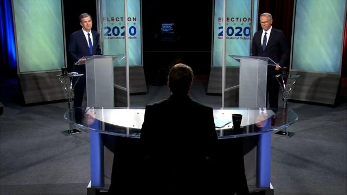 Cooper, Forest engage in lone gubernatorial debate
