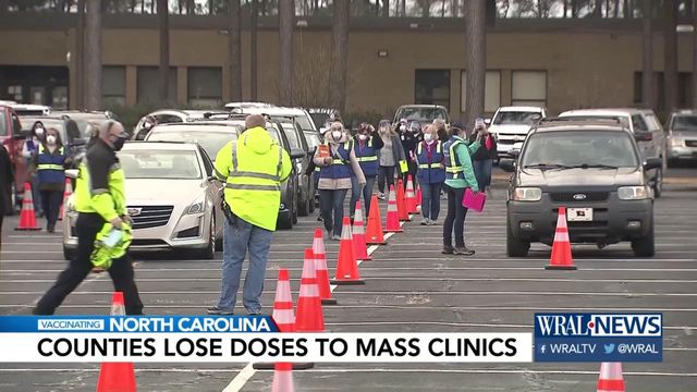 Counties lose out as state plans for mass vaccination clinic