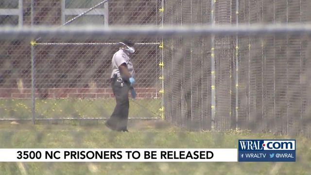 Early release coming for 3,500 NC prisoners