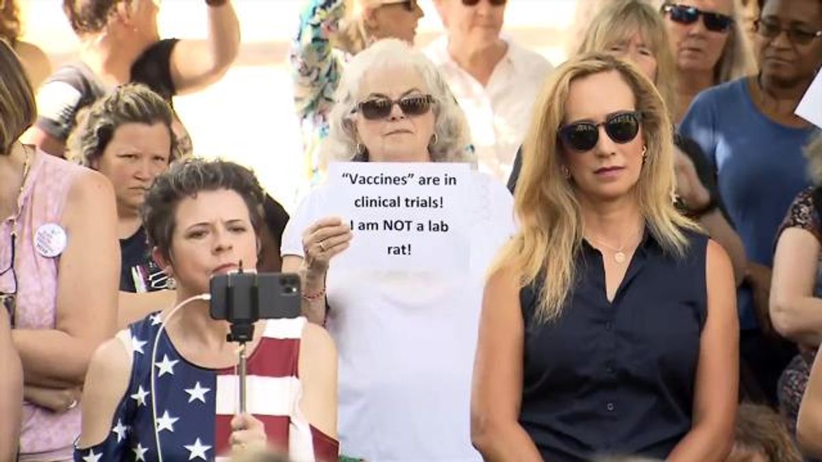 Vaccine protest