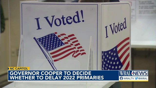 Governor will decide whether to further delay NC primary