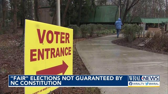 NC's constitution doesn't promise 'fair' elections