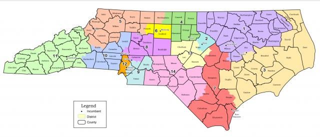 Harper plaintiffs proposed congressional map in Harper v. Hall, 2.18.2022.